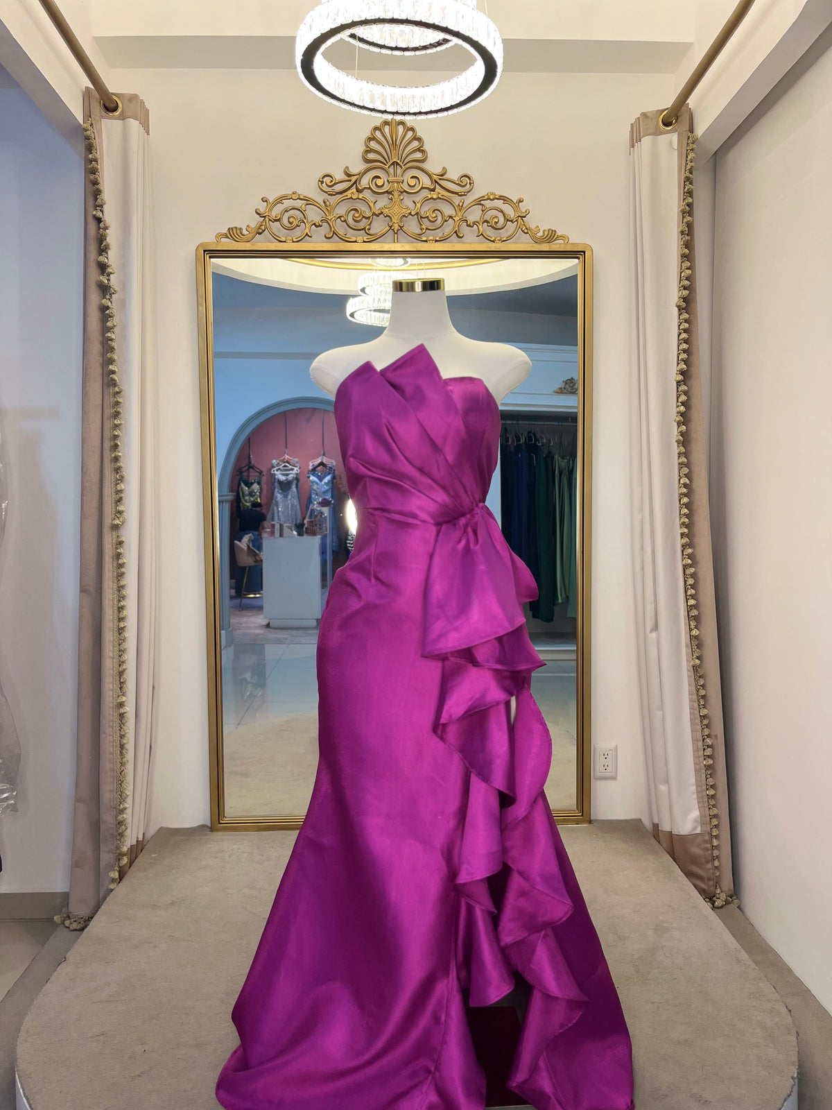 Vestido fiesta bugambilia