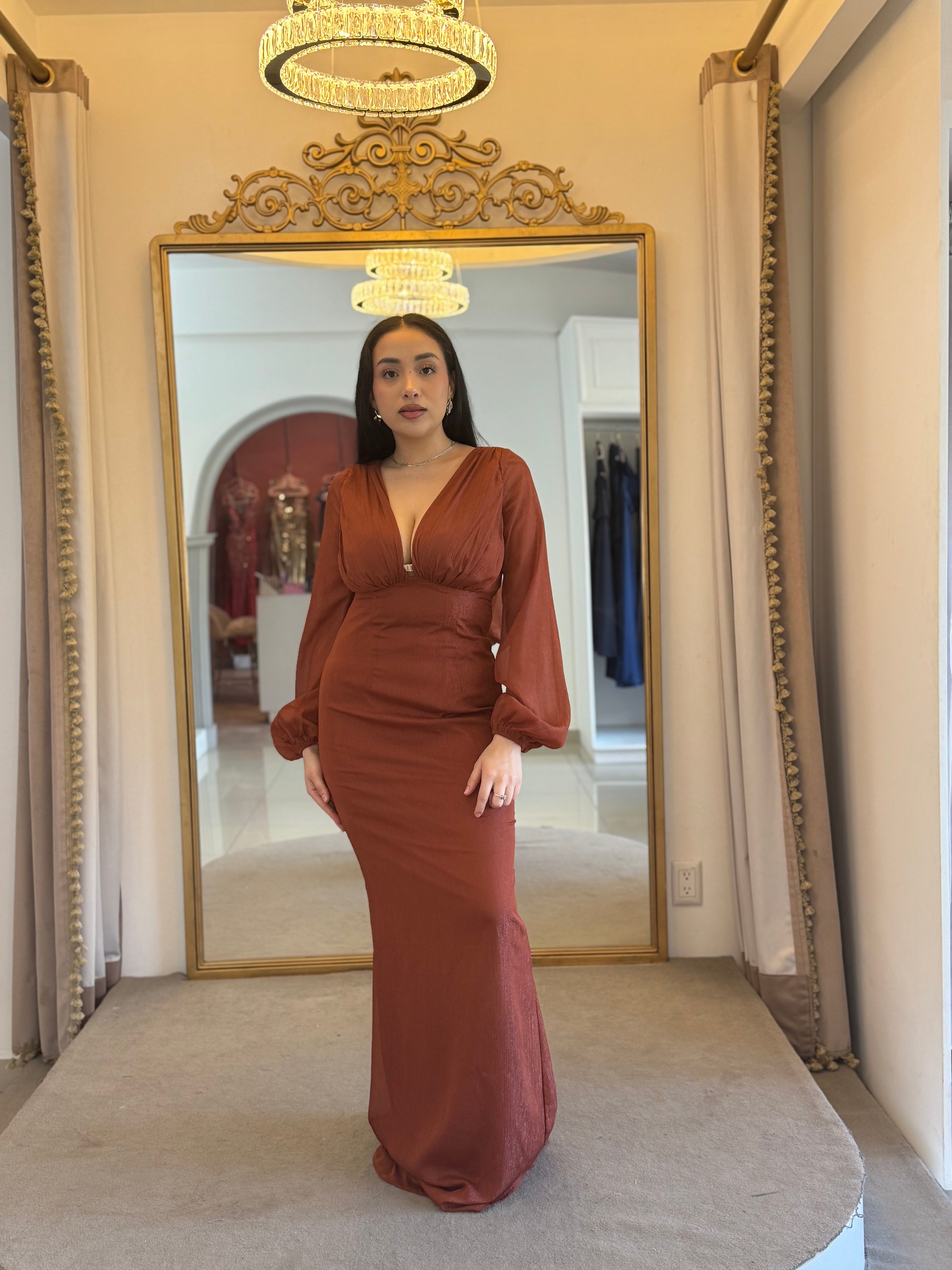 Vestido mangas