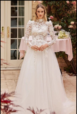 Vestido modelo jardín de promesas