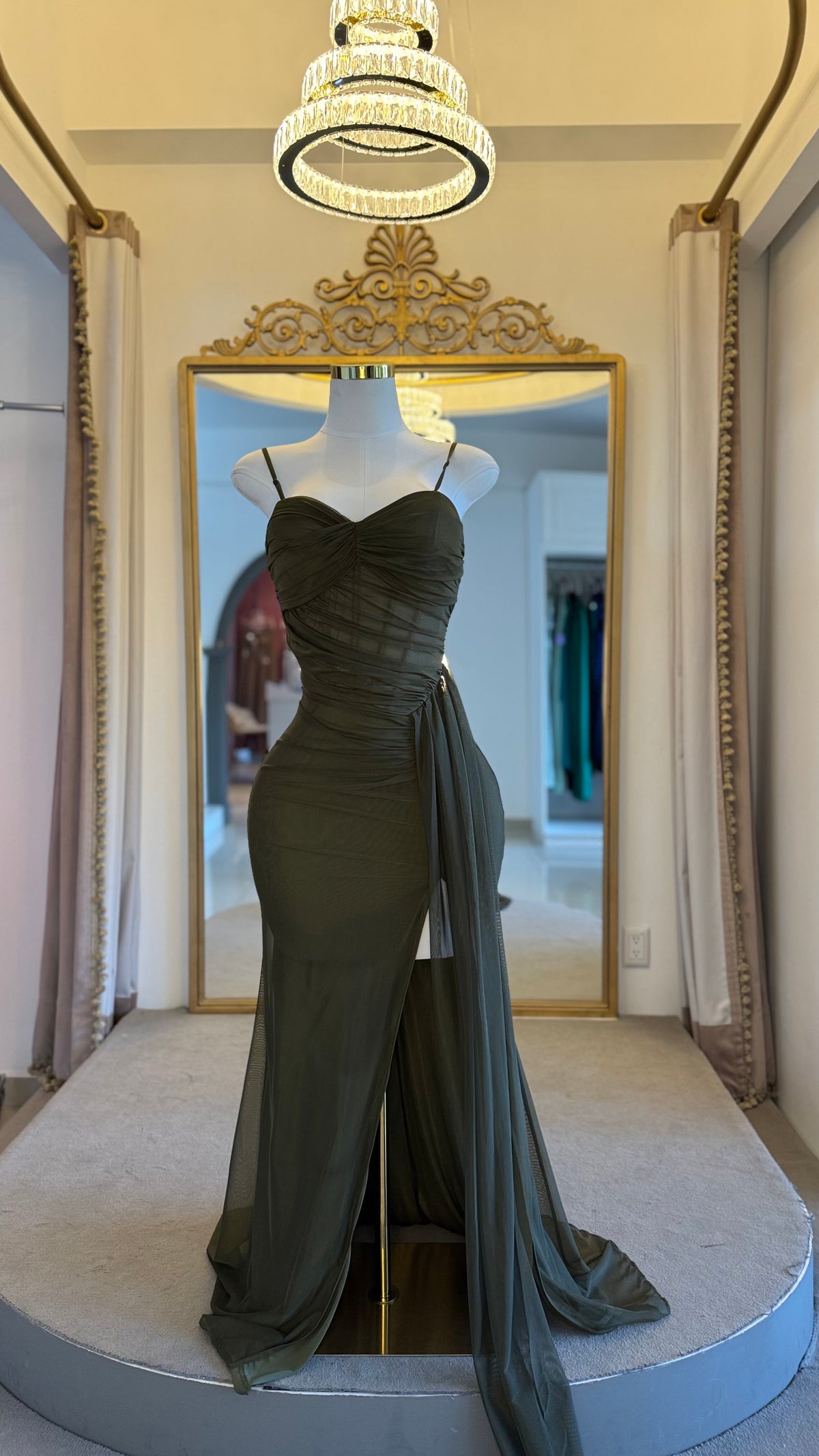 Vestido Verde olivo