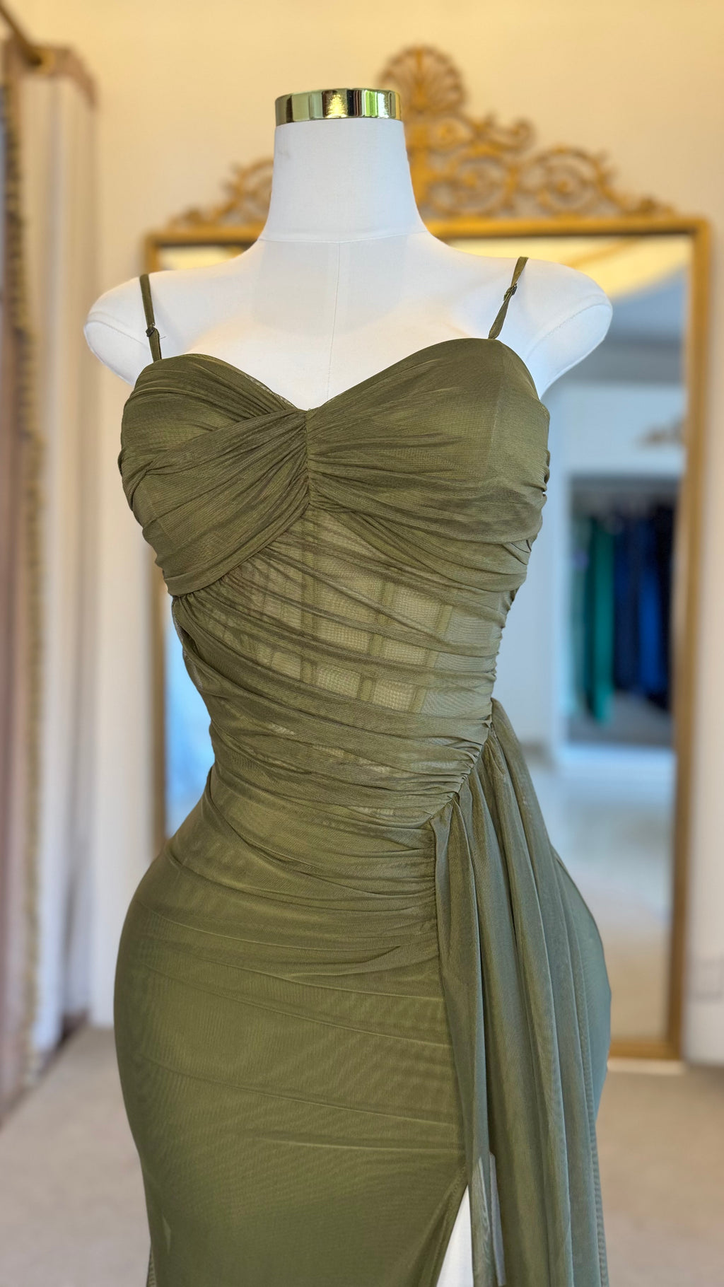 Vestido Verde olivo