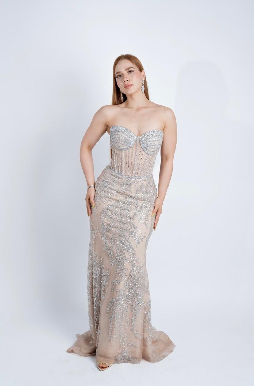 Vestido plateado