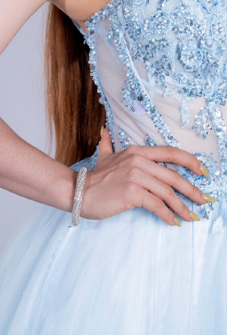 Brazalete pequeños brillantes