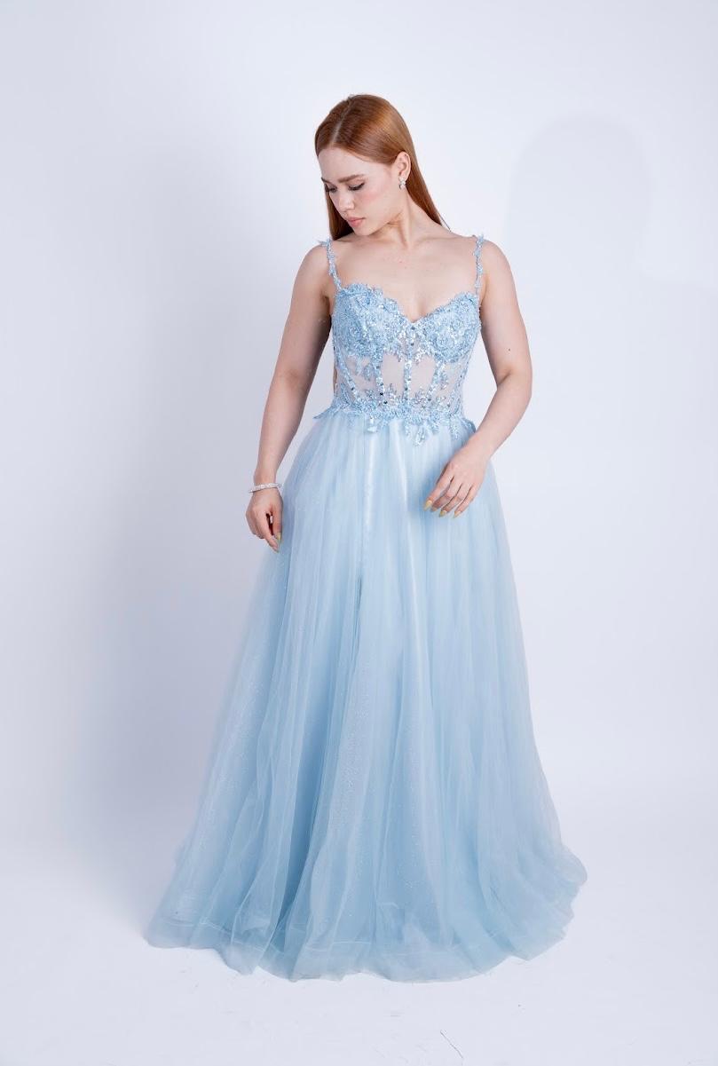 Vestido modelo encanto boreal