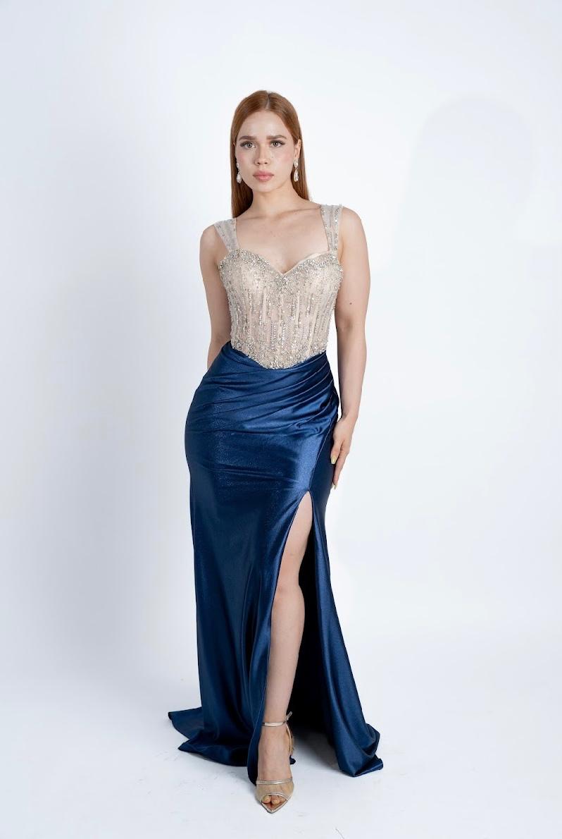 Vestido azul marino