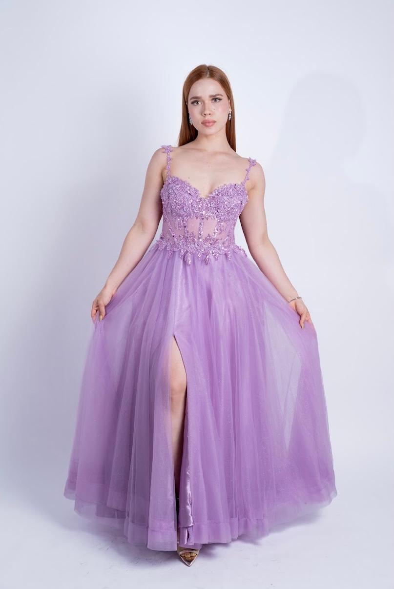 Vestido modelo encanto boreal